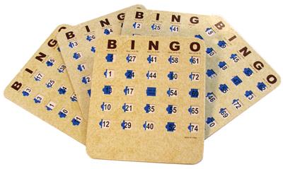 Rental store for bingo shutter cards in Seattle, Shoreline WA, Greenlake WA, Lake City WA, Greater Seattle metro