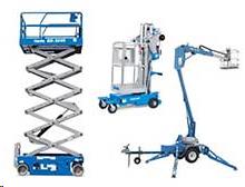 Rent aerial lifts and forklifts